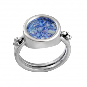 Sterling Silver with Roman Glass by Rafael Jewelry Artistas e Marcas