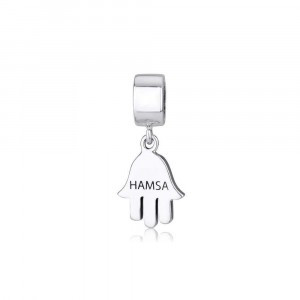 Hamsa Charm in Sterling Silver Default Category