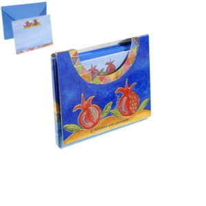 Ten Painted Note Cards by Yair Emanuel with Envelopes Judaica Moderna