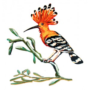 David Gerstein Hoopoe Bird Sculpture Artistas e Marcas