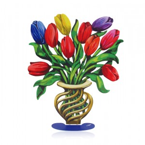 David Gerstein Abstract Tulips Bouquet Artistas e Marcas