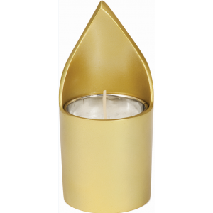 Vela Memorial em Dourado de Yair Emanuel Candle Holders & Candles