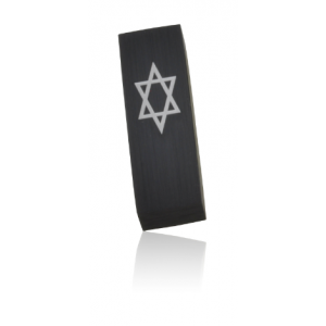 Black Star of David Car Mezuzah by Adi Sidler Judaica
