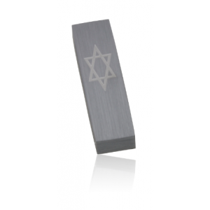 Gray Star of David Car Mezuzah by Adi Sidler Judaica
