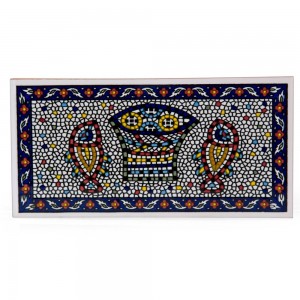 Armenian Ceramic Mosaic Fish Wall Hanging Tile Amuletos