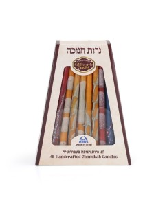 Velas de Parafina de Chanucá para Menorá em Diversas Cores da Safed Candles