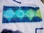 Women's Tallit with Embroidered Stars of David by Galilee Silks