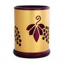 Nadav Art Anodized Aluminum Modern Wine Hold with Leaf Cutout (Choice of Colors)